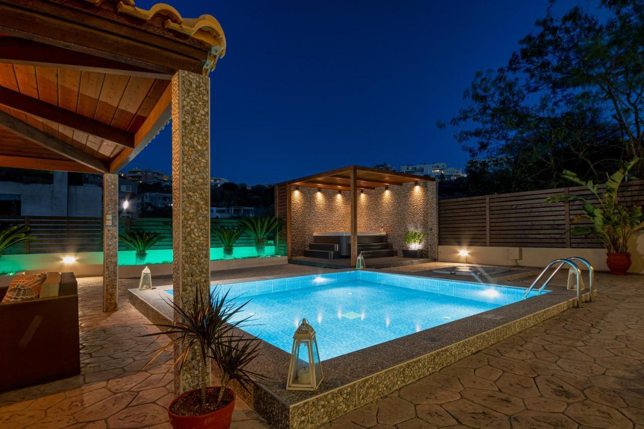 Maria'S Luxurious Villa In Koskinou Koskinou  ภายนอก รูปภาพ